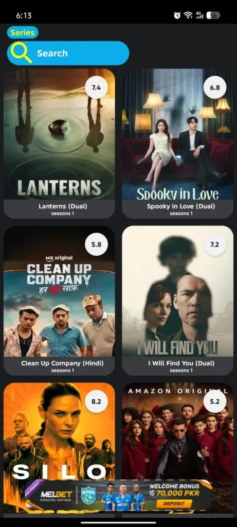 CocoFlix App Screenshot 1